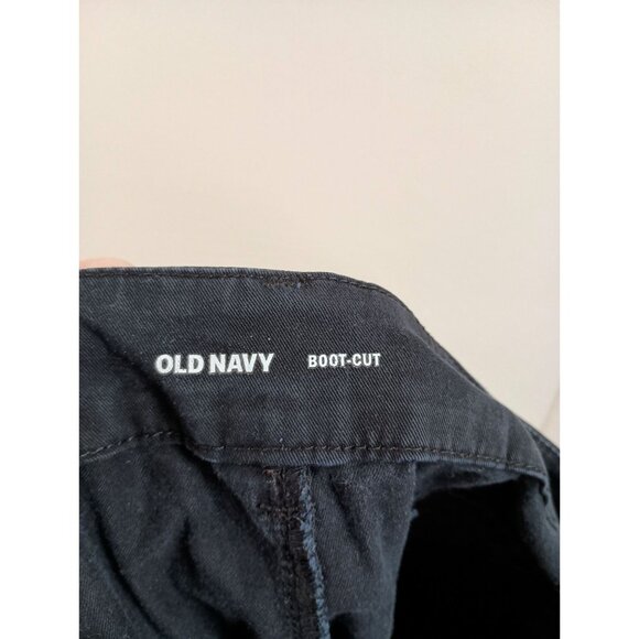 Old Navy Womens Boot-Cut Black Pants Size 18 Cotton & Spandex Blend - Picture 4 of 5